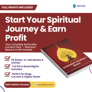 56 Spirituality PLR eBooks & Articles Bundle – Resell Rights & Commercial Use