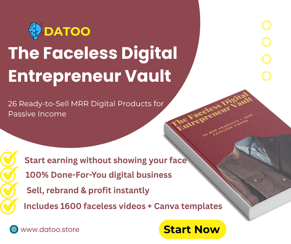 22 Faceless Digital Marketing MRR Products – DFY Master Resell Rights Bundle