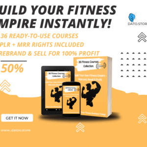 Collection of 36 Fitness Courses with PLR & MRR Rights