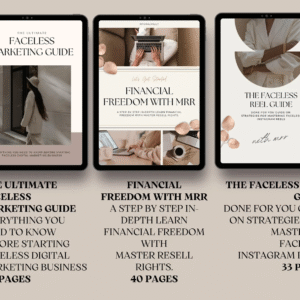 22 Faceless Digital Marketing MRR Products – DFY Master Resell Rights Bundle