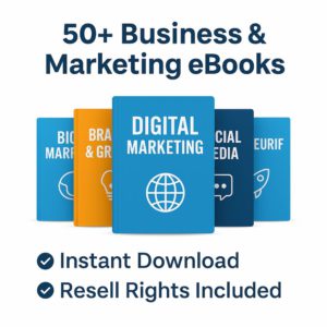 50+ Business & Marketing eBooks Mega Bundle with Master Resell Rights (MRR)